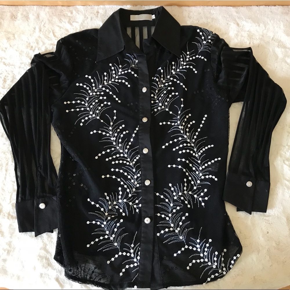 Shear blouse